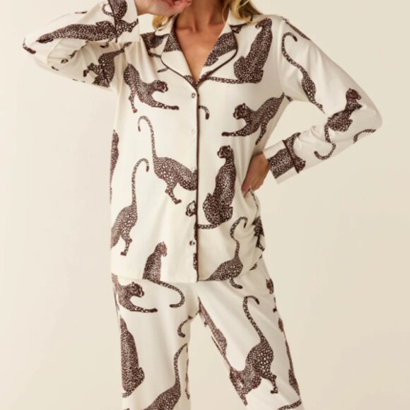 NWT MASONgrey Winter Cloud Jersey PJ Set - Picture 3 of 7